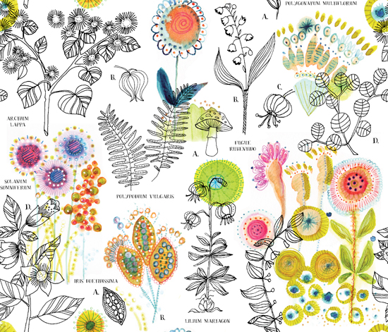 Multiflorum Fabric Design