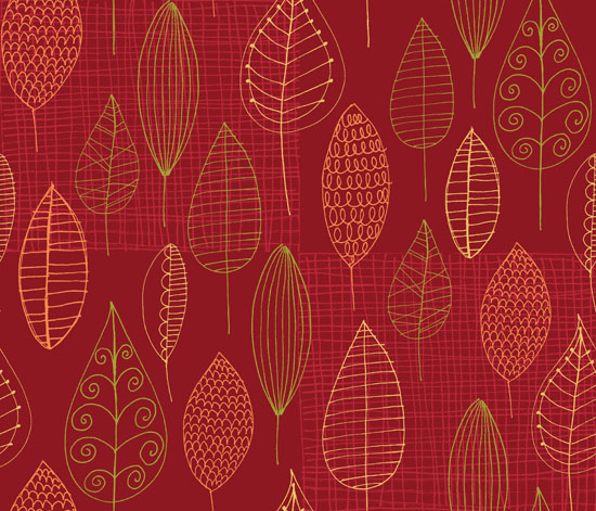 October Fabric Design