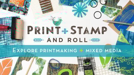 Print Stamp And Roll Class