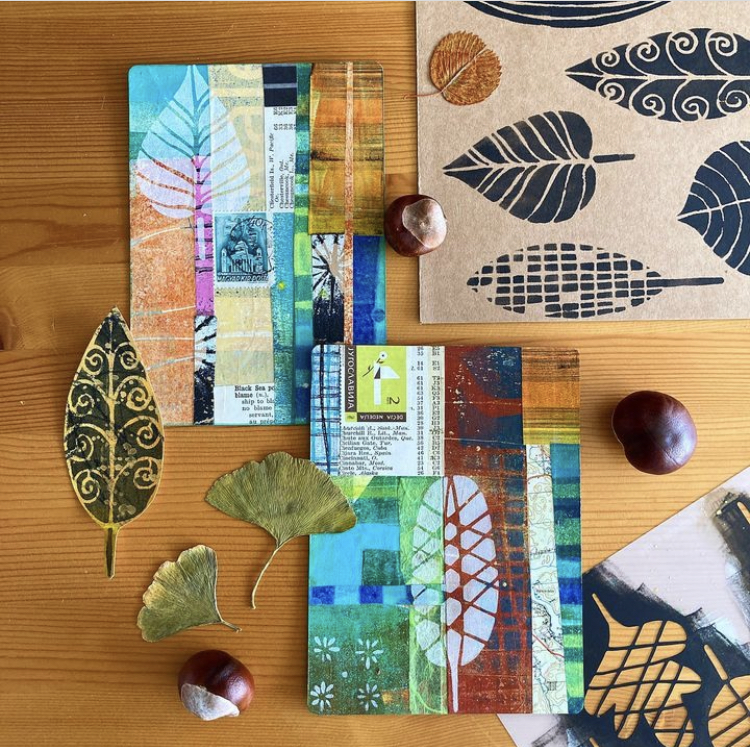 Autumn Leaves Stencil