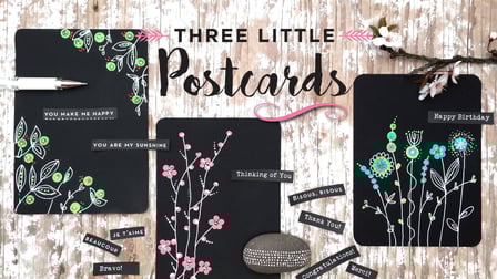 Three Little Postcards Class